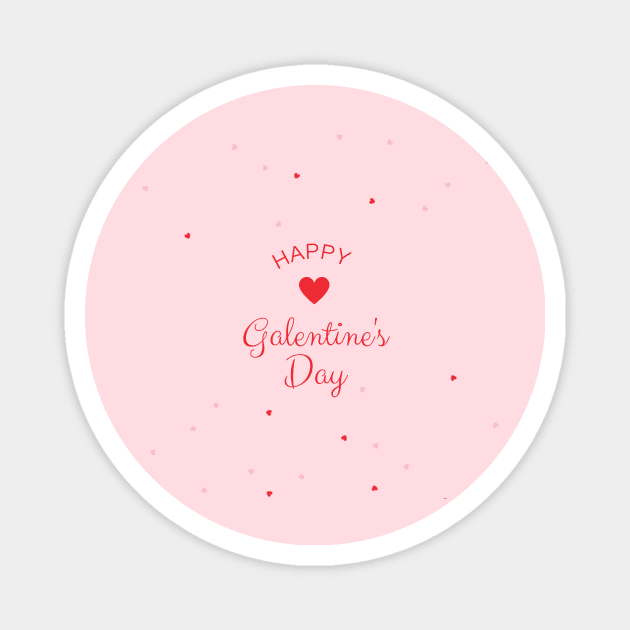 Galentines Day Magnet by Art_byKay